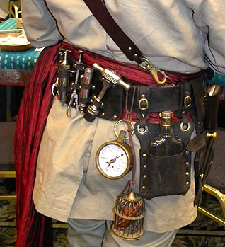 Detail of explorer's gear
